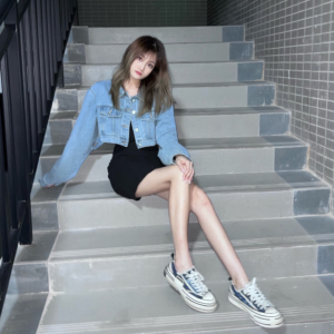 Alternative view of Giày xVESSEL G.O.P Lows Corduroy Tie Dye S21X15B