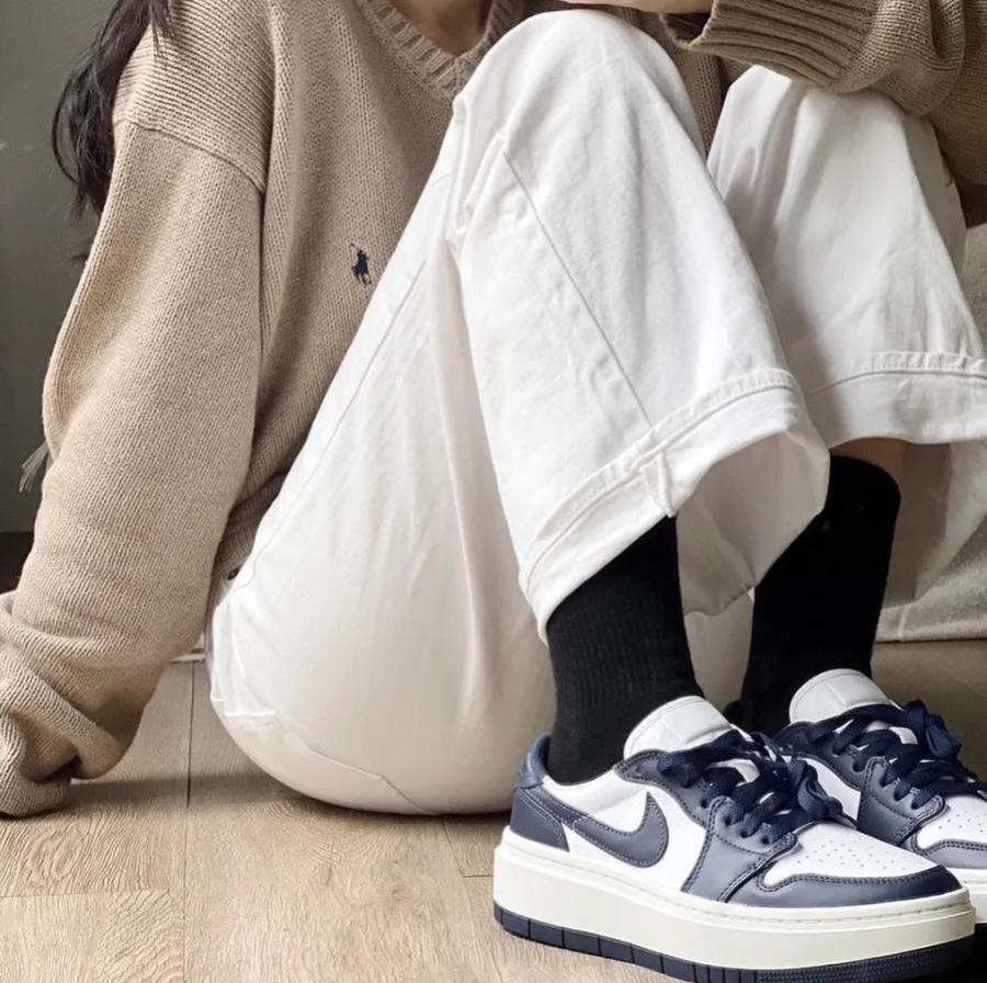 Giày Nike Air Jordan 1 Low Elevate 'Navy White' DH7004-141 - Ảnh 12