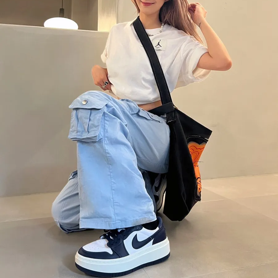 Giày Nike Air Jordan 1 Low Elevate 'Navy White' DH7004-141 - Ảnh 11