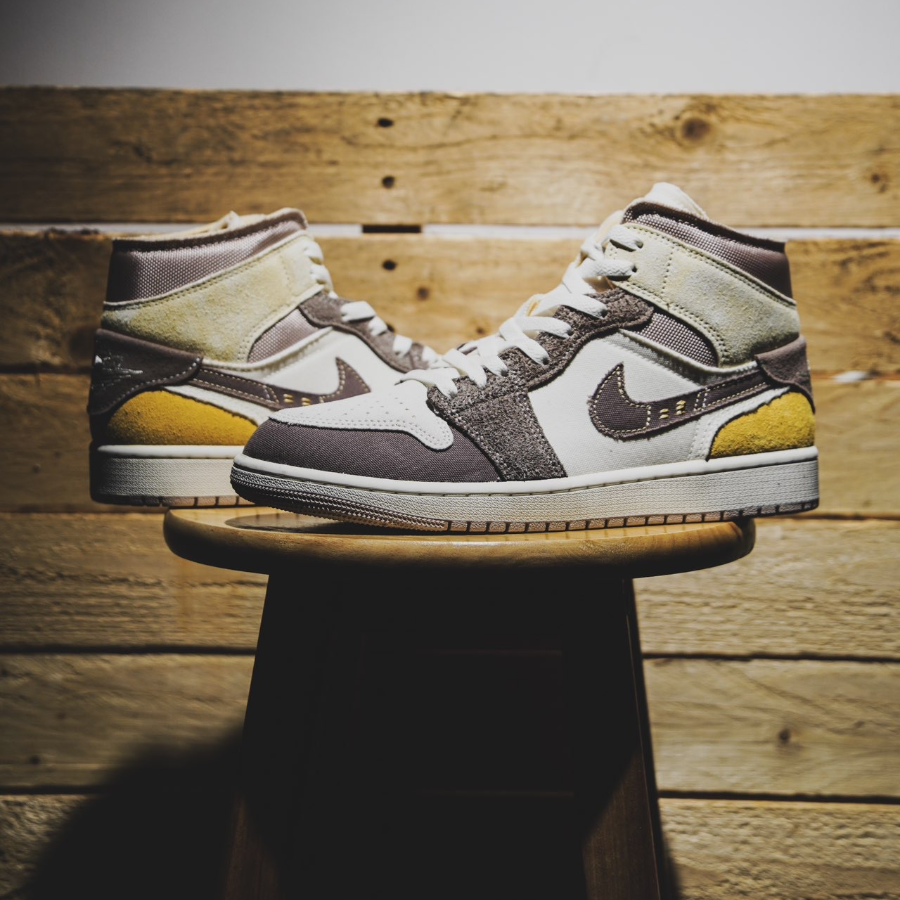 Giày Nike Air Jordan 1 Mid SE 'Craft' DM9652-102 - Ảnh 10