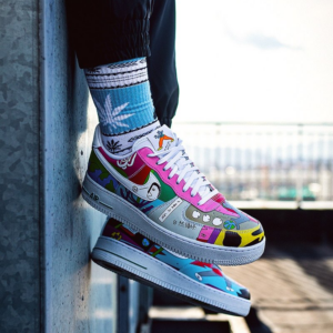 Alternative view of Giày Nike Air Force 1 Low x Ruohan Wang 'Multicolor' CZ3990-900