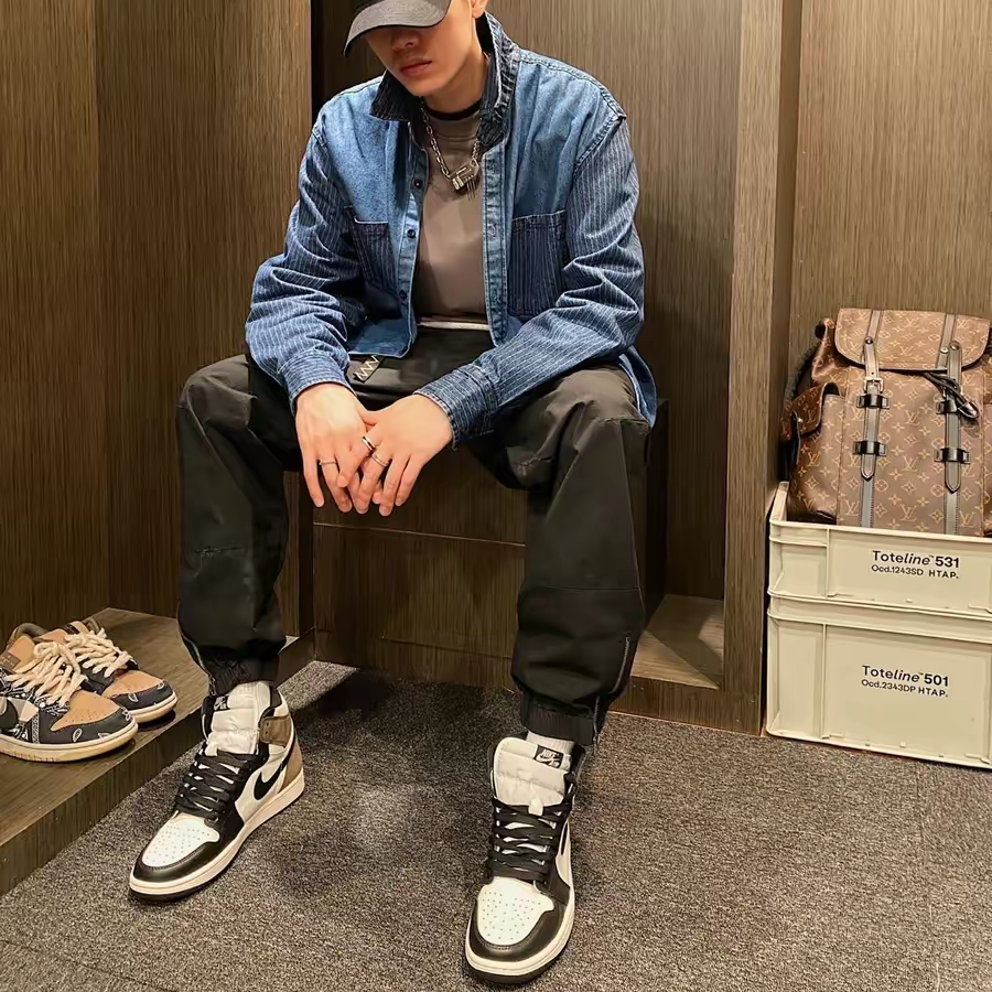 Giày Nike Air Jordan 1 Retro High OG 'Dark Mocha' 555088-105 - Ảnh 3