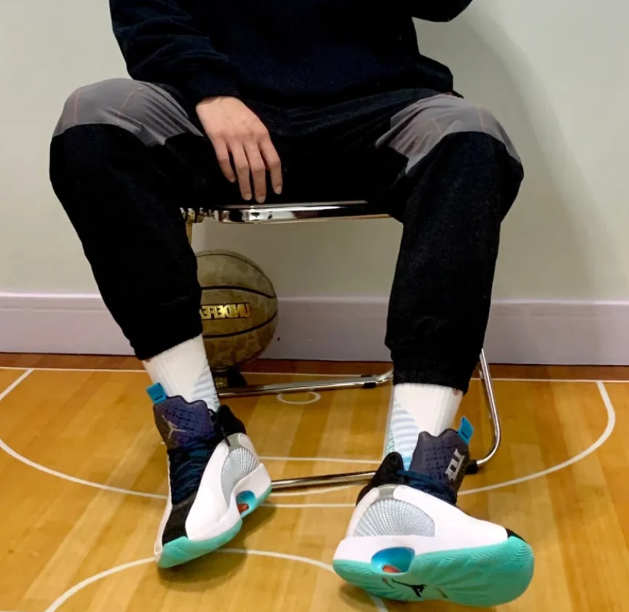 Giày Nike Guo Ailun x Air Jordan 35 GC PF 'Morpho' CZ8153-100 - Ảnh 2