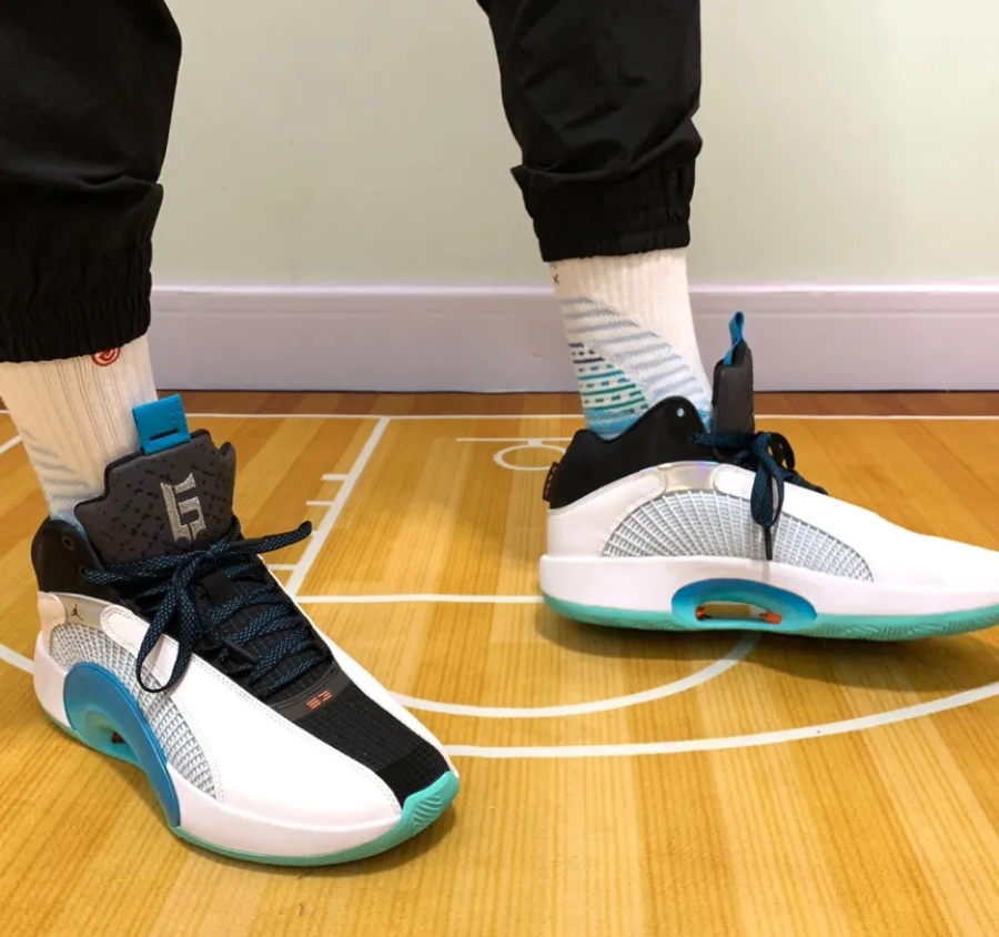 Giày Nike Guo Ailun x Air Jordan 35 GC PF 'Morpho' CZ8153-100 - Ảnh 3