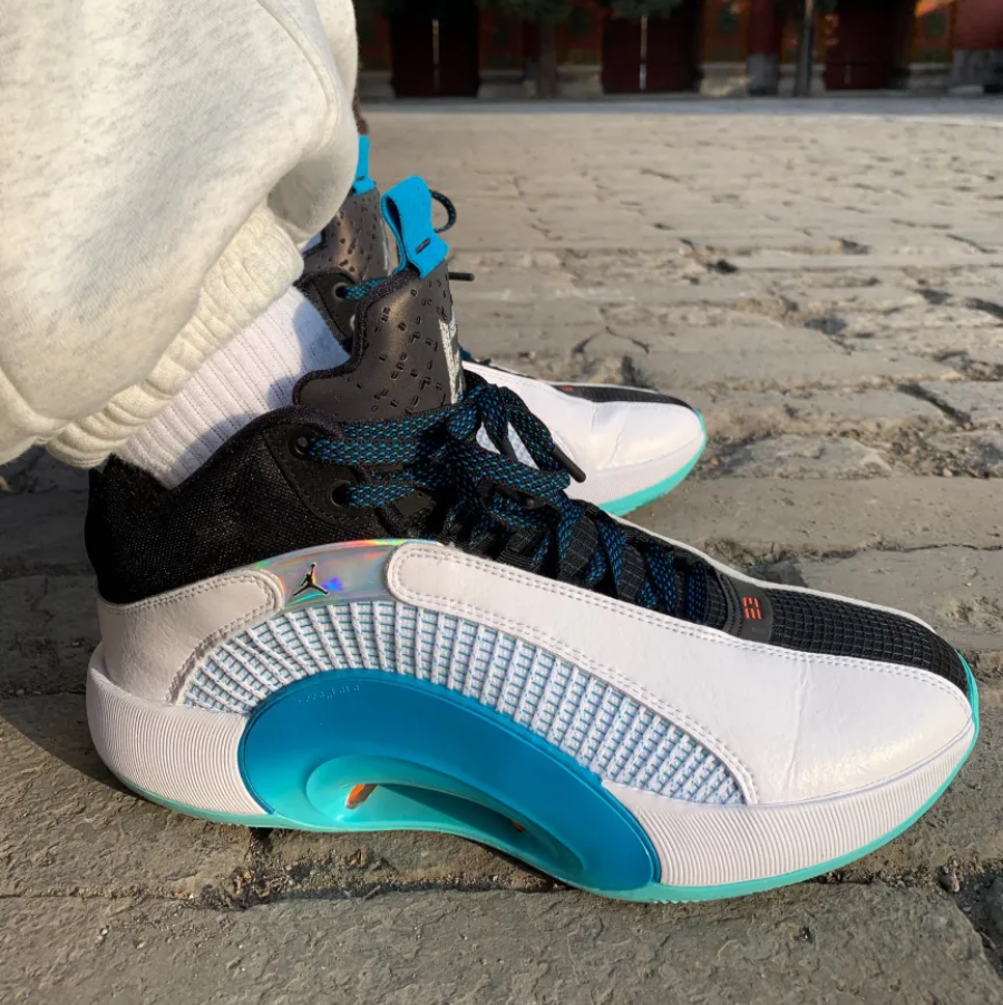 Giày Nike Guo Ailun x Air Jordan 35 GC PF 'Morpho' CZ8153-100 - Ảnh 7