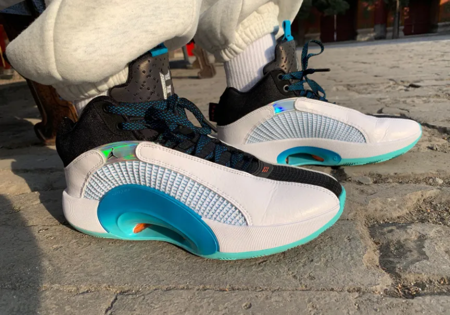 Giày Nike Guo Ailun x Air Jordan 35 GC PF 'Morpho' CZ8153-100 - Ảnh 6