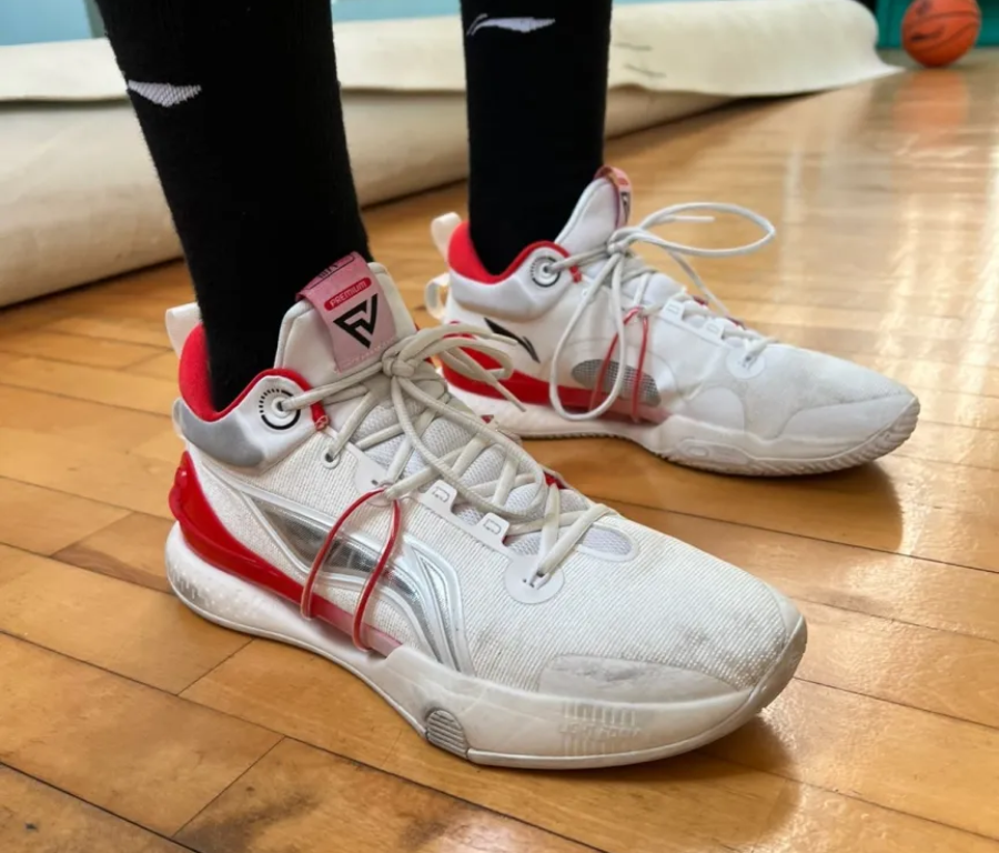 Giay Lining Blitz 8 Premium 'White Red' ABAR071-1