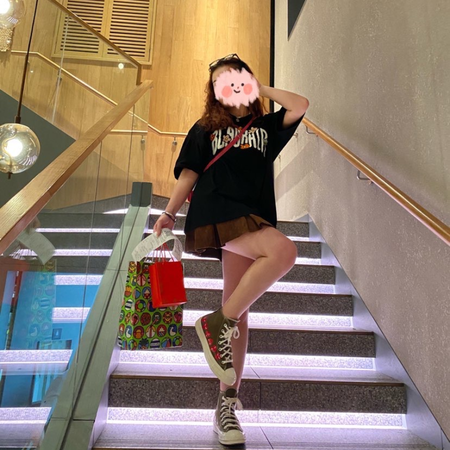 Giày Converse Comme des Garçons Play x Chuck 70 Hi Top 'Multi Heart' 162973C - Ảnh 3