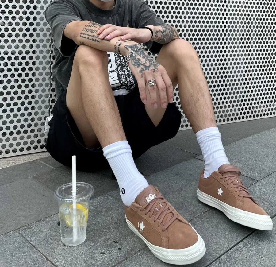 Giay Converse One Star Pro Popsicle 'Rose Taupe' A02319C