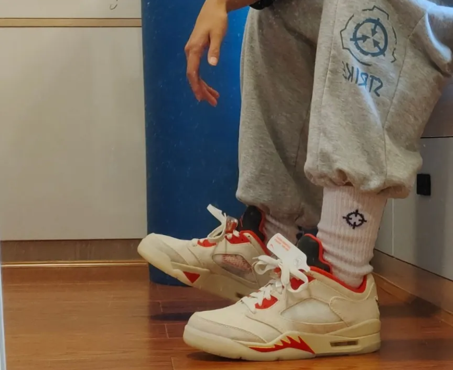 Giày Nike Air Jordan 5 Low 'Chinese New Year' 2021 DD2240-100 - Ảnh 3