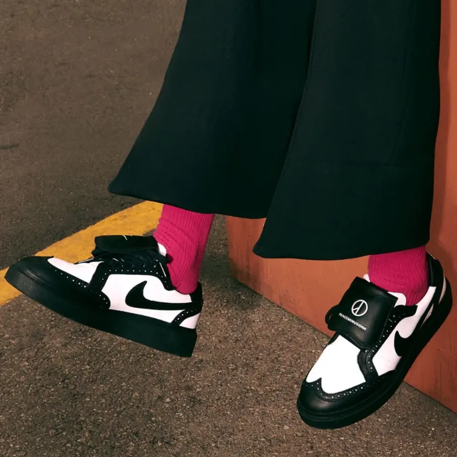 Giay Nike Kwondo 1 x G-Dragon​​​​​​​ Peaceminusone 'Panda' DH2482-101
