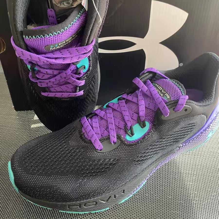 Giay Under Armour HOVR Machina 3 'Black Purple' 3025650-002