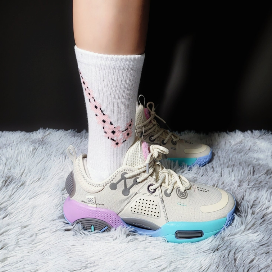 Giày Li Ning 2020 Wade All City 9 Marshmallow ABAR051-1 - Ảnh 4