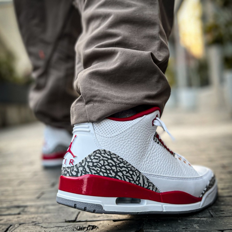 Giày Nike Air Jordan 3 Retro Cardinal Red CT8532-126 - Ảnh 4