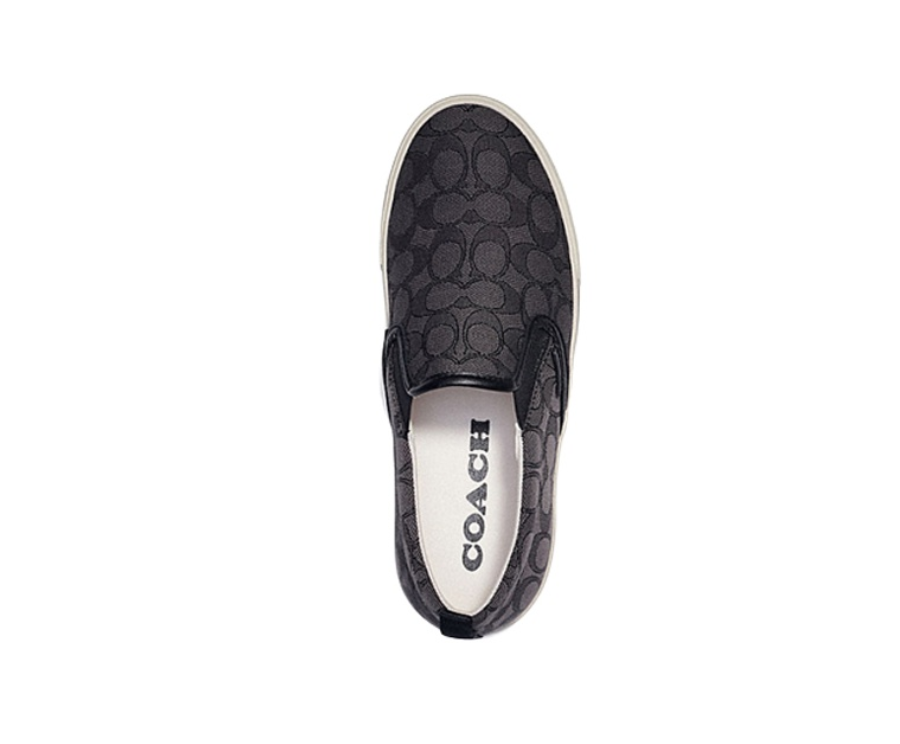 Giày Coach Skate Slip On 'Charcoal And Black' CA909 - Ảnh 3