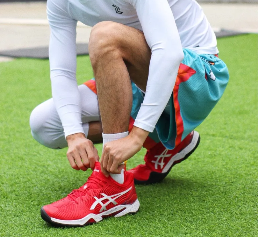 Giày Tennis Asics Court FF Novak LE 'Classic Red' 1041A275-960 - Ảnh 2