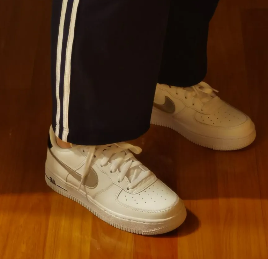 Giày Nike Air Force 1 Low 'White Black Metallic Silver' CZ4206-100 - Ảnh 5