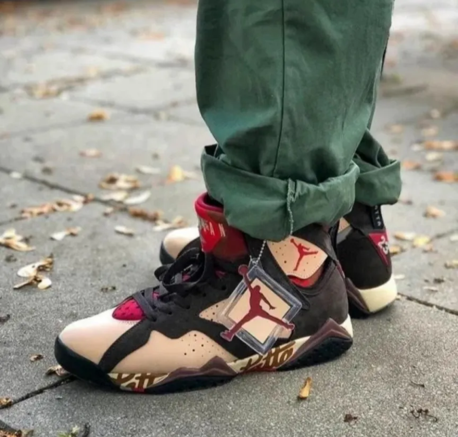 Giày Nike Air Jordan 7 Retro Patta Shimmer AT3375-200 - Ảnh 4