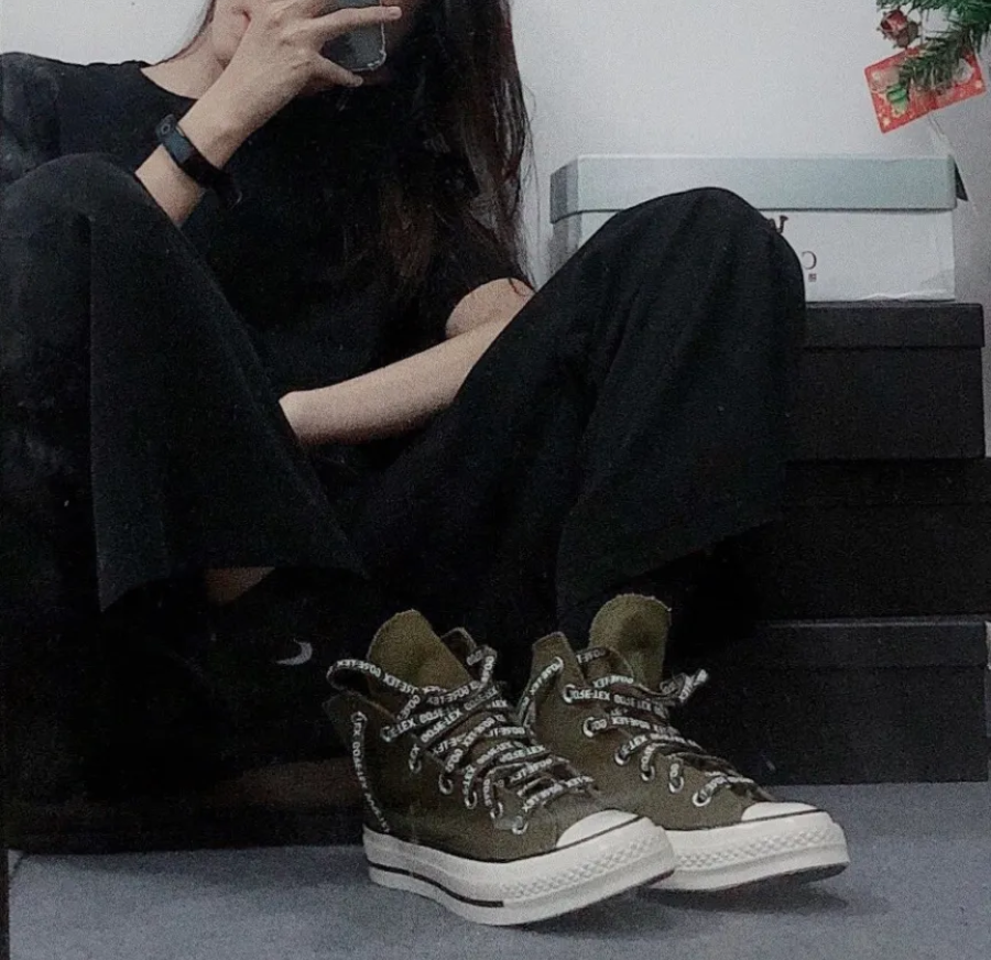 Giày Converse Chuck 70 High Gore-Tex Utility 'Dark Moss' 168859C - Ảnh 3