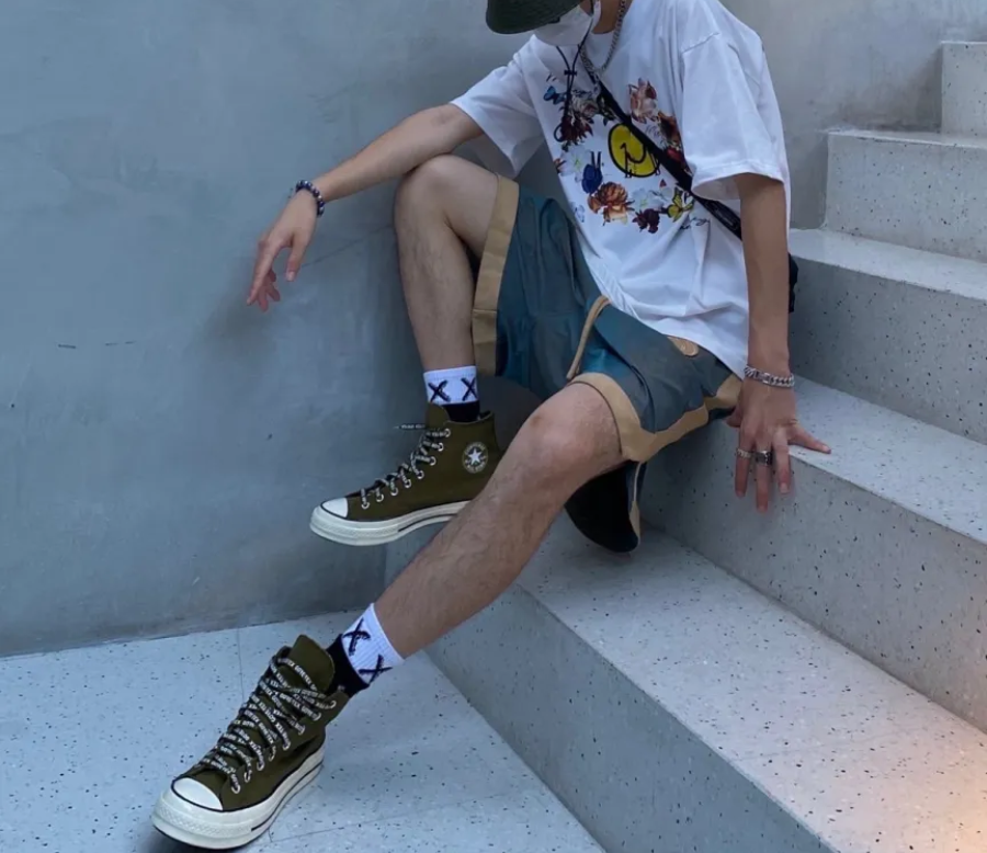 Giày Converse Chuck 70 High Gore-Tex Utility 'Dark Moss' 168859C - Ảnh 4