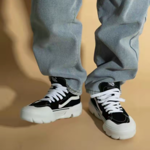 Giay Vans Sk8-Hi Tapered Modular x Sandy Liang 'Black' VN0A7Q5TB7C