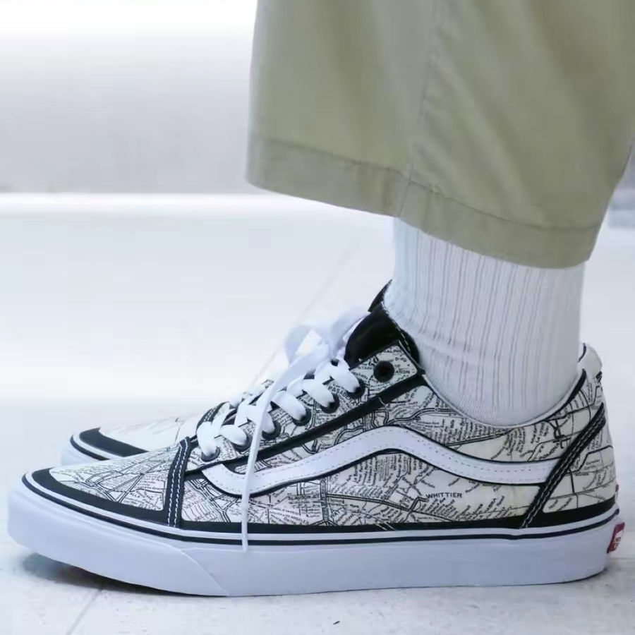 Giay Vans Old Skool x MOCA 'Frances Stark Maps' VN0A5KRF94H