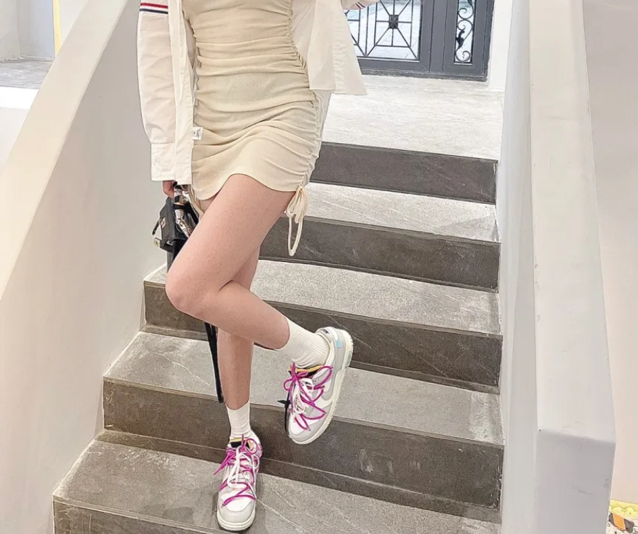 Giày Nike Off-White x Dunk Low 'Lot 30 Of 50' DM1602-122 - Ảnh 8