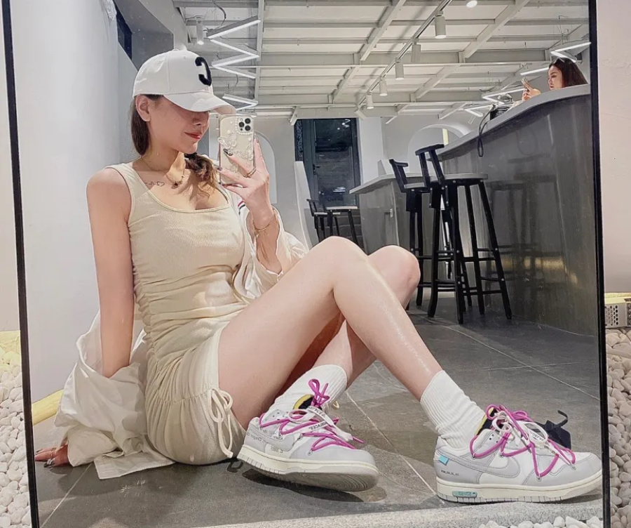 Giày Nike Off-White x Dunk Low 'Lot 30 Of 50' DM1602-122 - Ảnh 5