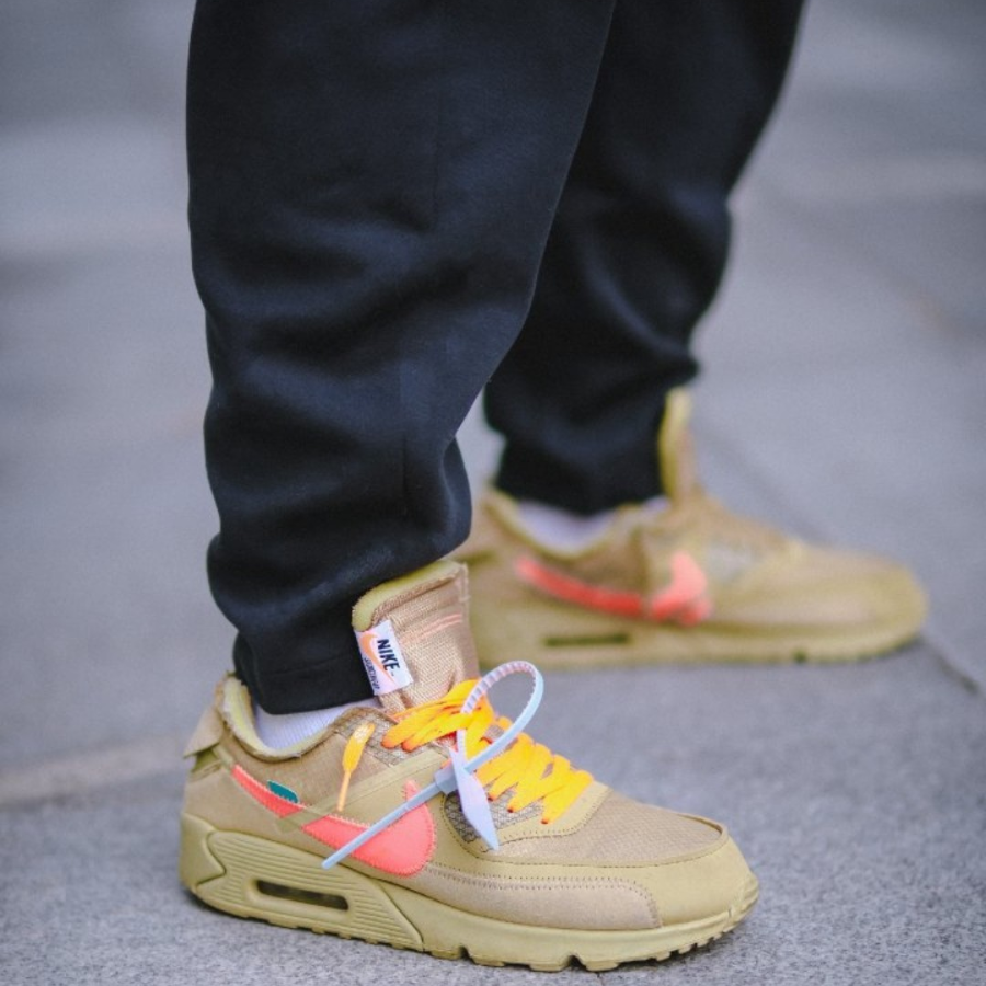 Giày Nike Off-White x Air Max 90 'Desert Ore' AA7293-200 - Ảnh 3