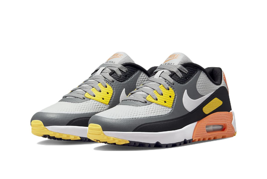 Giay Nike Air Max 90 Golf 'Smoke Grey Black Orange' CU9978-012