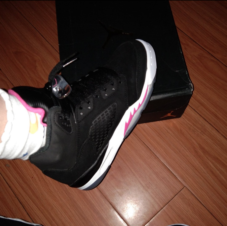 Giày Nike Air Jordan 5 Retro GS 'Deadly Pink' 440892-029 - Ảnh 5