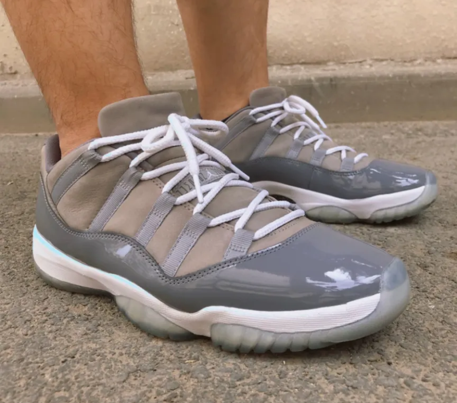 Giày Nike Air Jordan 11 Retro Low 'Cool Grey' 528895-003 - Ảnh 7