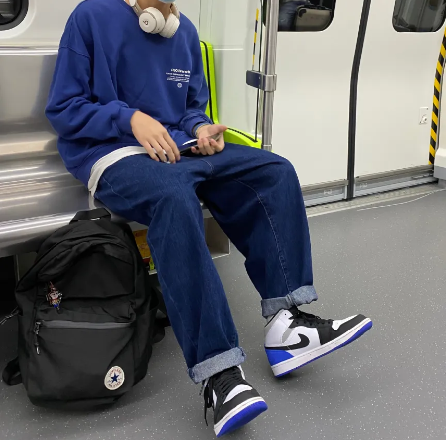 Giày Nike Air Jordan 1 Mid SE 'Union Royal' 852542-102 - Ảnh 11