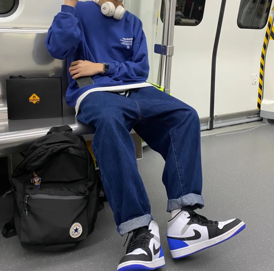 Giày Nike Air Jordan 1 Mid SE 'Union Royal' 852542-102 - Ảnh 10