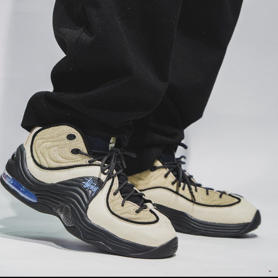 Giay Nike Air Penny 2 'Stussy Rattan Limestone' DX6934-200