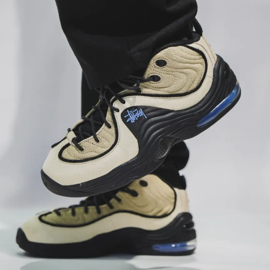 Giay Nike Air Penny 2 'Stussy Rattan Limestone' DX6934-200
