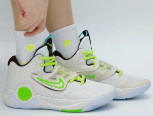 Giay Nike KD Trey 5 X 'Wolf Grey Volt Crimson' DJ7554-014