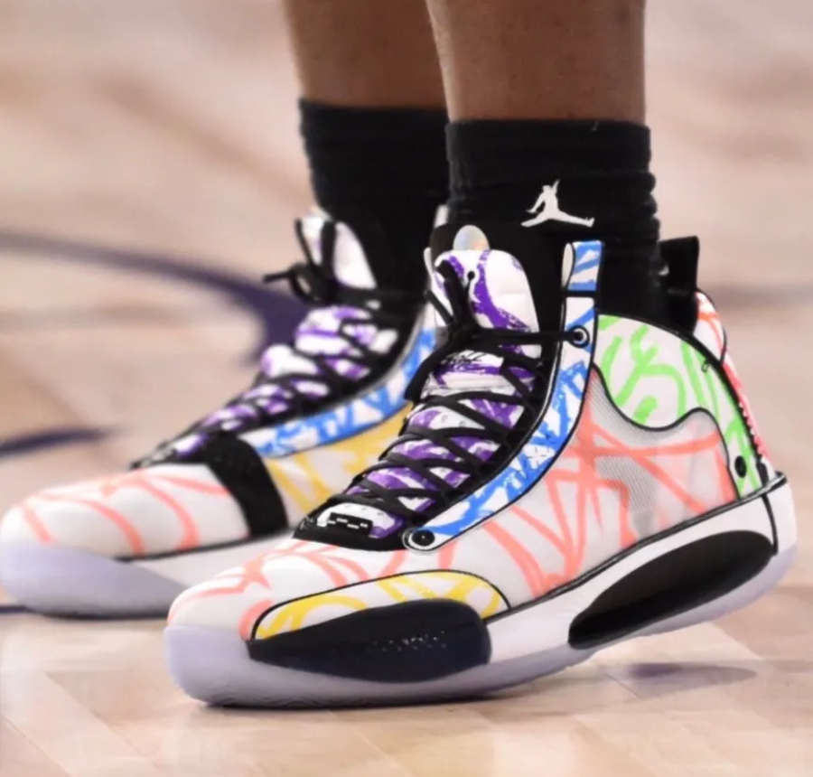 Giày Nike Zion Williamson x Air Jordan 34 GS 'Noah' DA4450-100 - Ảnh 2