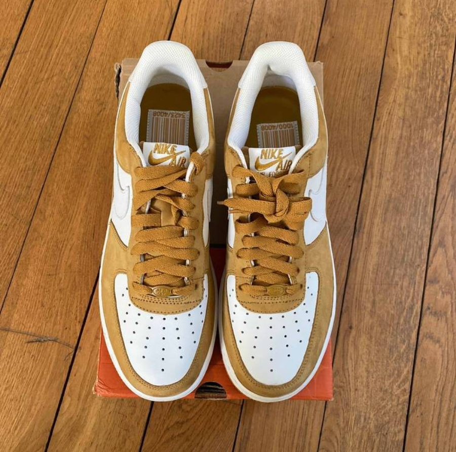 Giay Nike Air Force 1 Low 'Barcode Wheat' 306353-911