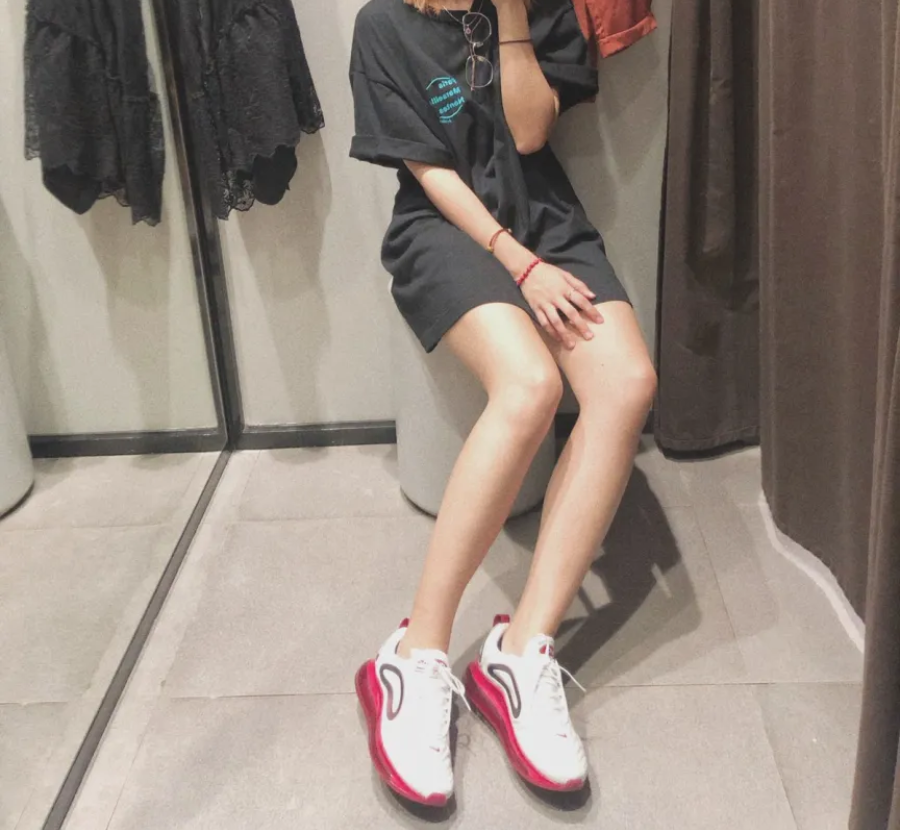 Giày Nike Wmns Air Max 720 'White Red' CD2047-100 - Ảnh 7