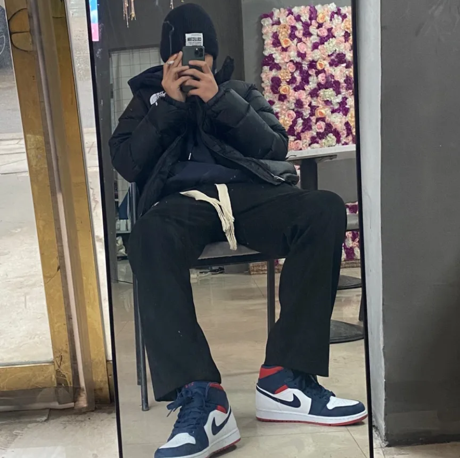 Giày Nike Air Jordan 1 Mid 'USA' 852542-104 - Ảnh 7