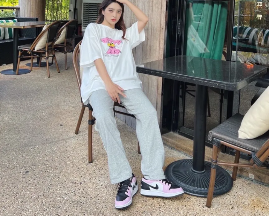 Giày Nike Air Jordan 1 Low GS 'Light Arctic Pink' 554723-601 - Ảnh 3