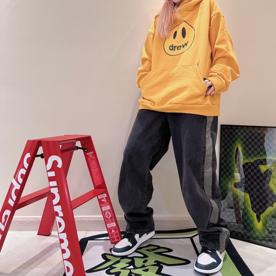 Giày Nike Air Jordan 1 Mid GS 'Armory Navy' 554725-411 - Ảnh 5