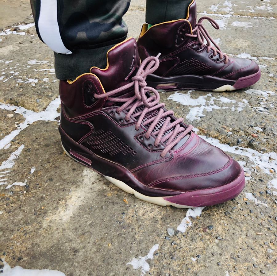 Giày Nike Air Jordan 5 Retro Premium "Wine" 881432-612 - Ảnh 3