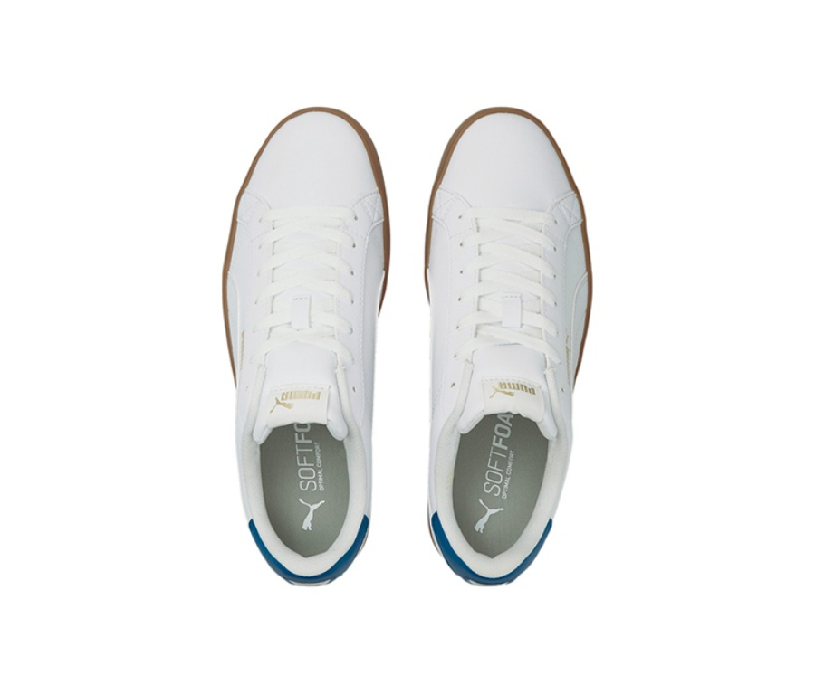 Giay Puma Smash Vulc V3 Retro Low Tops 'White Brown' 380752-08