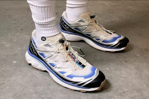 Giay Salomon XT-6 Skyline 'Bleached Sand Dazzling Blue' L41630000