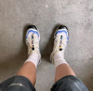 Giay Salomon XT-6 Skyline 'Bleached Sand Dazzling Blue' L41630000