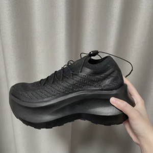 Giay Salomon Pulsar Platform x Comme Des Garcons 'Triple Black' L47195200