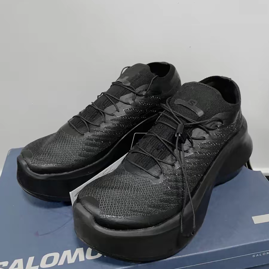 Giay Salomon Pulsar Platform x Comme Des Garcons 'Triple Black' L47195200