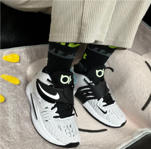 Giay Nike KD 14 TB 'White Black' DA7850-100